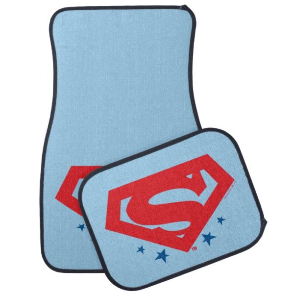 Justice League Action | Superman Logo Car Floor Mat