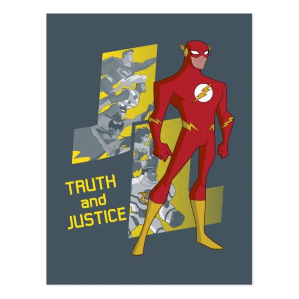 Justice League Action | Truth And Justice Postcard