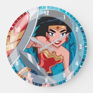 Justice League Action | Wonder Woman Character Art Large Clock