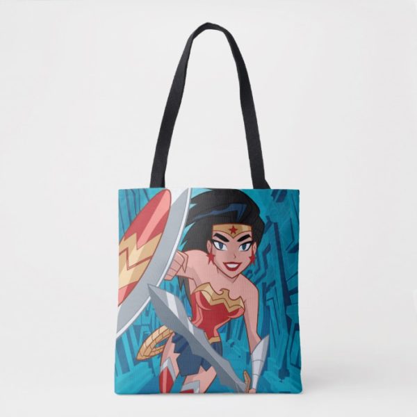 Justice League Action | Wonder Woman Character Art Tote Bag