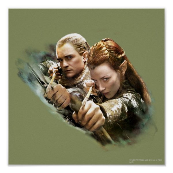 LEGOLAS GREENLEAF™ and TAURIEL™ Graphic Poster