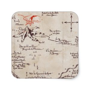 Lonely Mountain Square Sticker