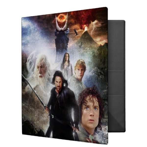 LOTR Character Collage 3 Ring Binder