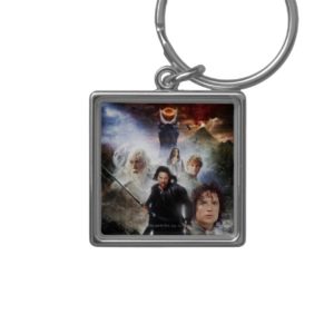 LOTR Character Collage Keychain