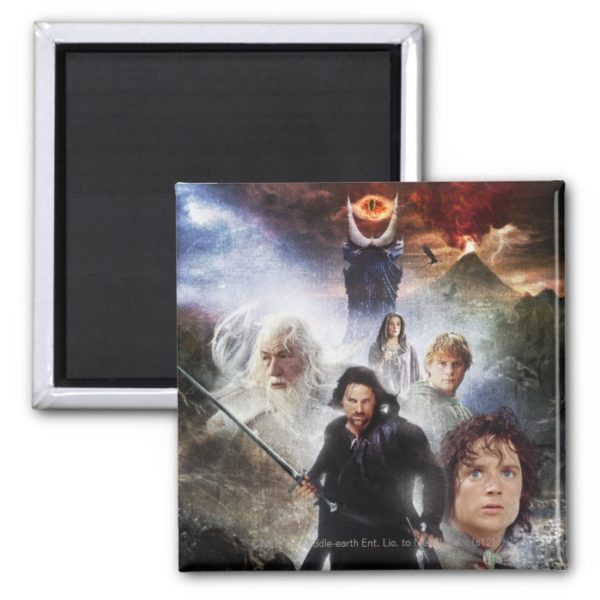 LOTR Character Collage Magnet