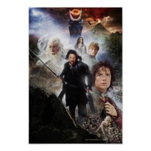 LOTR Character Collage Poster