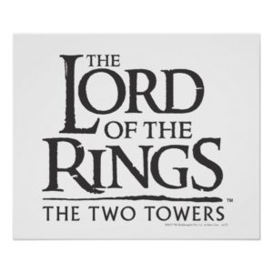 LOTR stacked logo Poster