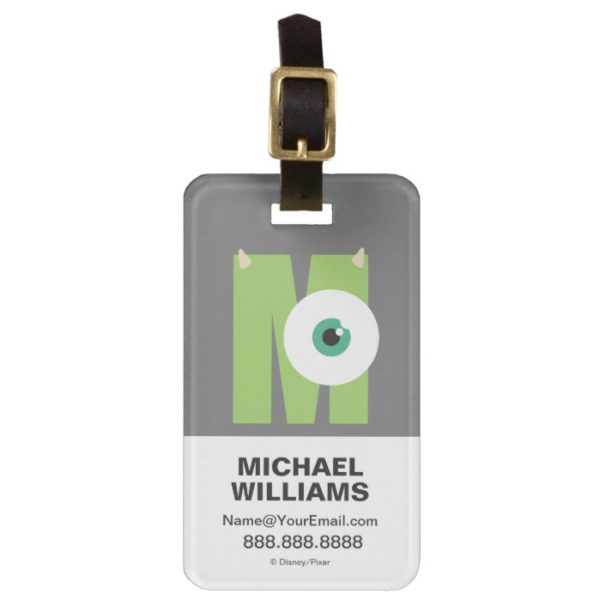 M is for Mike | Add Your Name Bag Tag
