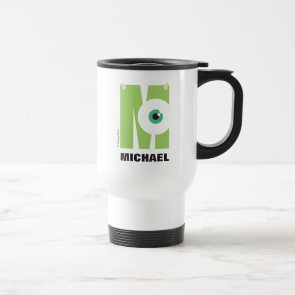 M is for Mike | Add Your Name Travel Mug