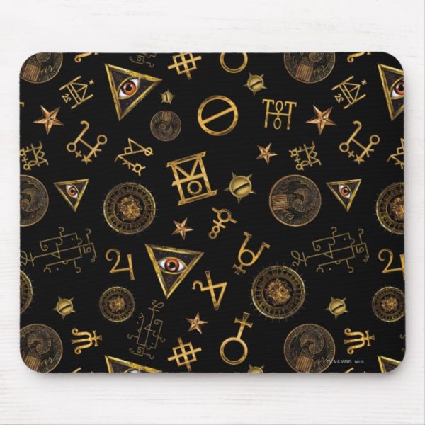 MACUSA™ Magic Symbols And Crests Pattern Mouse Pad