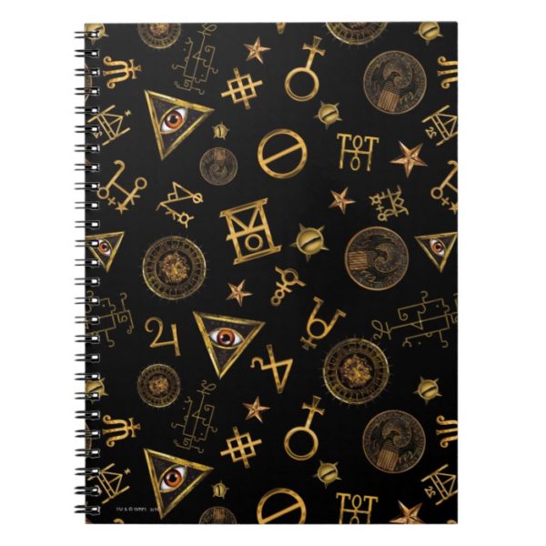 MACUSA™ Magic Symbols And Crests Pattern Notebook