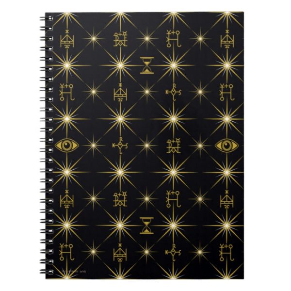 Magical Symbols Pattern Notebook