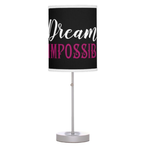 Mary Poppins | Dream the Impossible Quote Desk Lamp