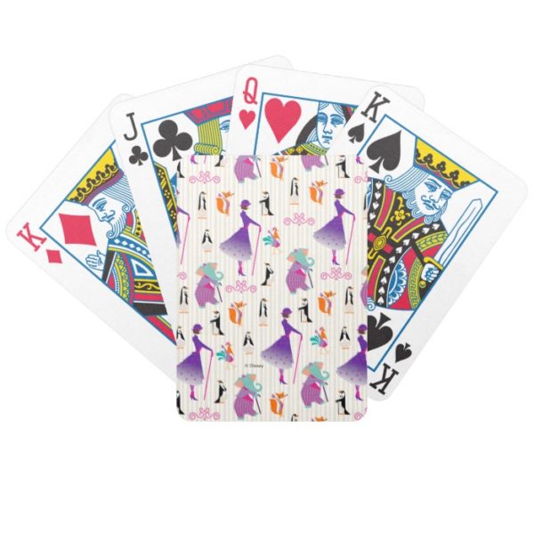 Mary Poppins & Friends Striped Pattern Bicycle Playing Cards