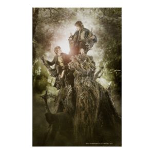 Merry and Peregrin on Treebeard Poster