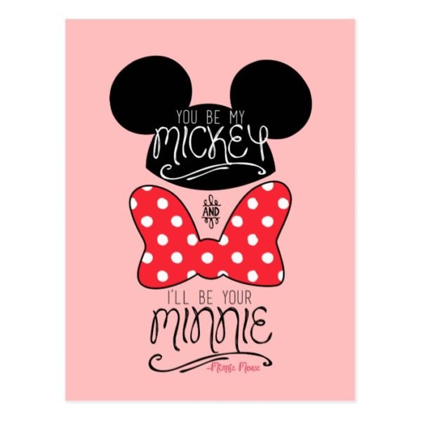 Mickey & Minnie | Love Postcard