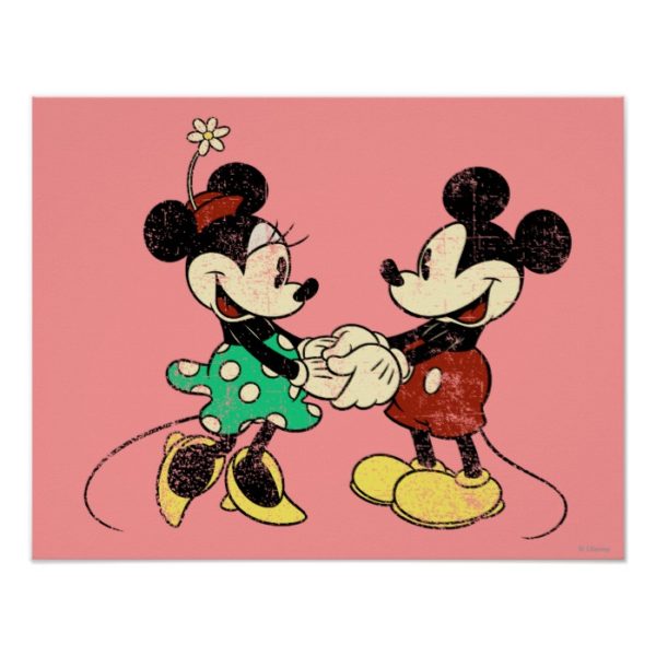 Mickey & Minnie | Vintage Poster