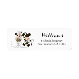 Mickey & Minnie Wedding | Getting Married Label