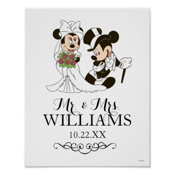 Mickey & Minnie Wedding | Getting Married Poster