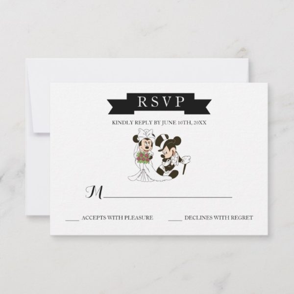 Mickey & Minnie Wedding | Married RSVP
