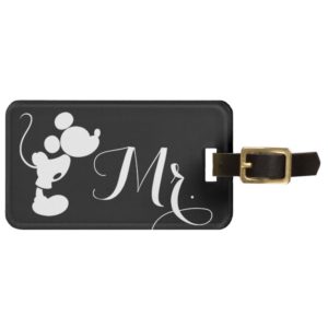 Mickey & Minnie Wedding | Mr. Silhouette Luggage Tag
