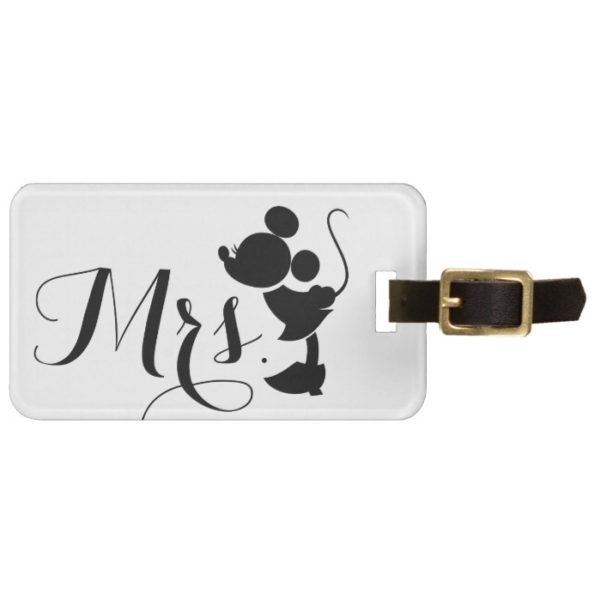 Mickey & Minnie Wedding | Mrs. Silhouette Bag Tag