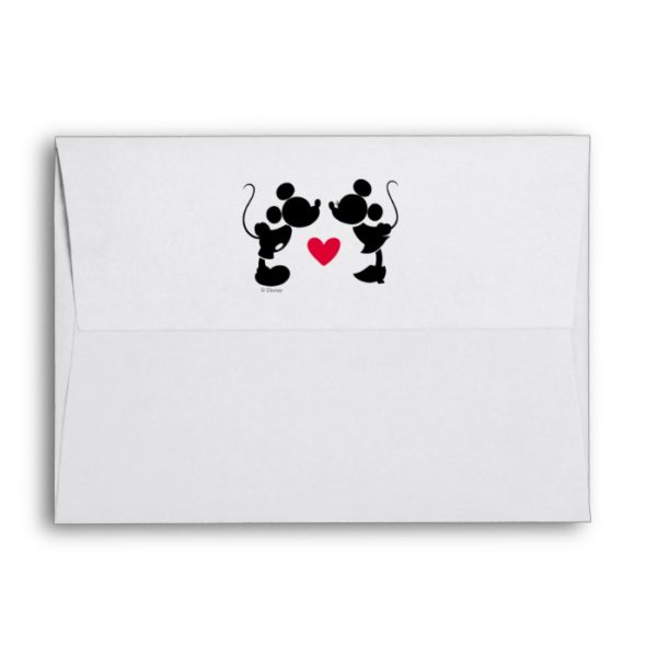 Mickey & Minnie Wedding | Silhouette Envelope