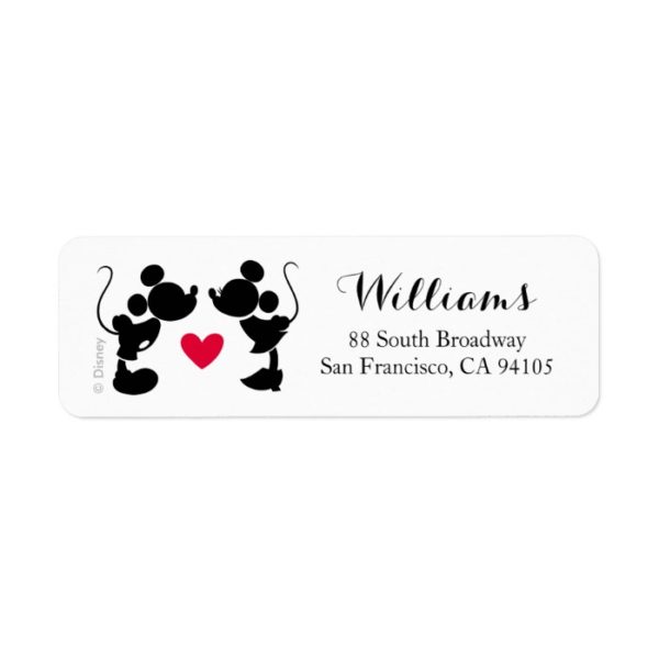 Mickey & Minnie Wedding | Silhouette Label