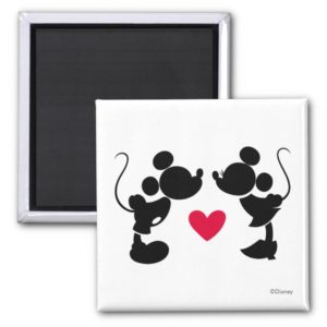 Mickey & Minnie Wedding | Silhouette Magnet