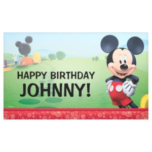Mickey Mouse Birthday Banner