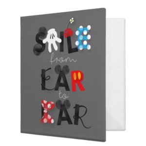 Mickey Mouse | Smile From Ear To Ear Binder
