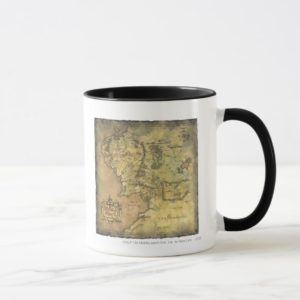 Middle Earth Map Mug