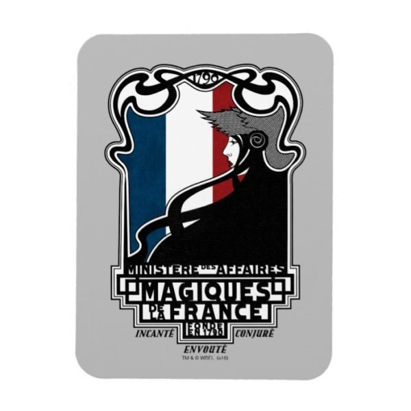 Ministère des Affaires Magiques de la France Logo Magnet