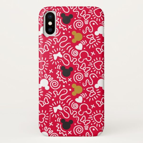 Minnie Mouse | Doodle Pattern Case-Mate iPhone Case