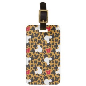 Minnie Mouse | Leopard Pattern Luggage Tag