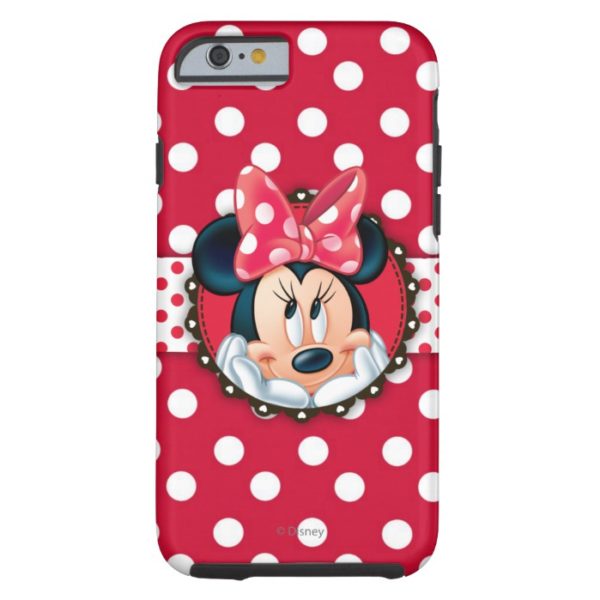 Minnie Mouse | Smiling on Polka Dots Case-Mate iPhone Case