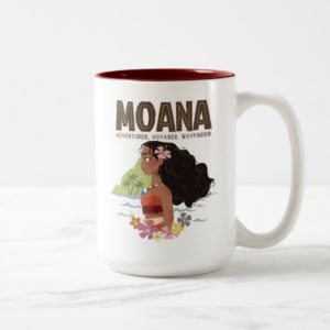 Moana | Adventurer, Voyager, Wayfinder Two-Tone Coffee Mug