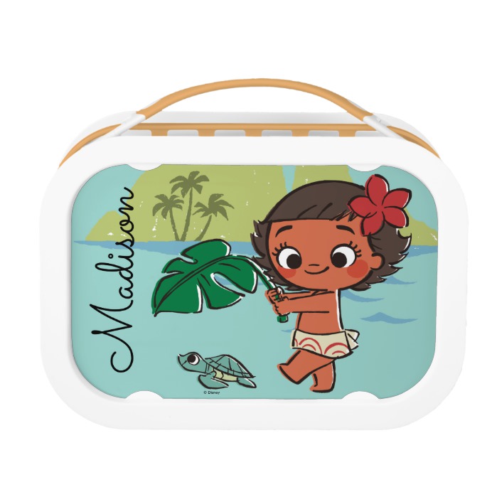 Moana  Born to be in the Sea Lunch Box - Custom Fan Art