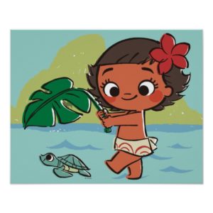 Moana | Born to be in the Sea Poster