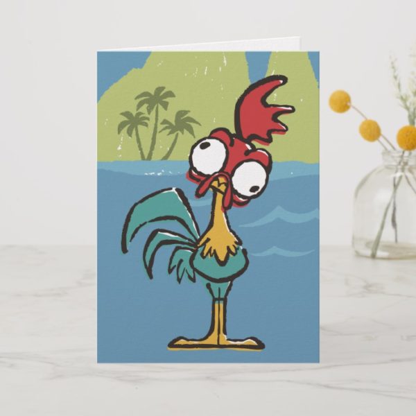 Moana | Heihei - Very Important Rooster Card