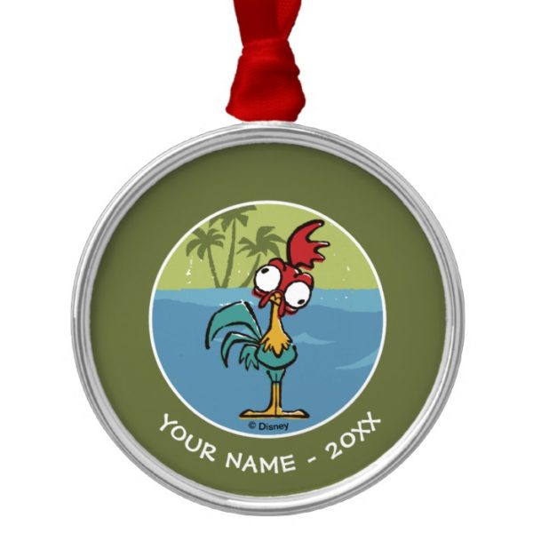 Moana | Heihei - Very Important Rooster Metal Ornament
