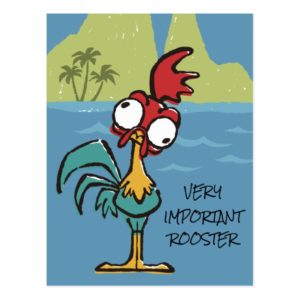 Moana | Heihei - Very Important Rooster Postcard