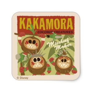 Moana | Kakamora - Coconut Creatures Square Sticker