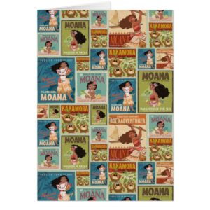 Moana | Retro Poster Pattern