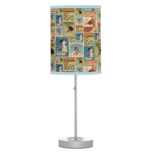Moana | Retro Poster Pattern Table Lamp