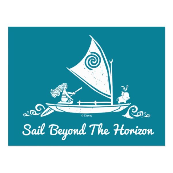 Moana | Sail Beyond The Horizon Postcard