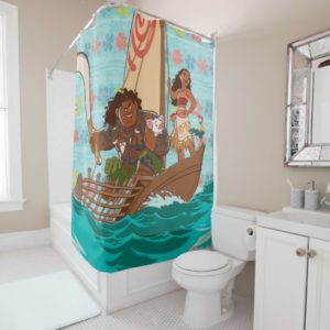 Moana | Set Your Own Course Shower Curtain