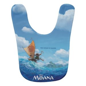 Moana | The Ocean Is Calling Baby Bib