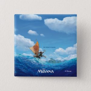 Moana | The Ocean Is Calling Pinback Button