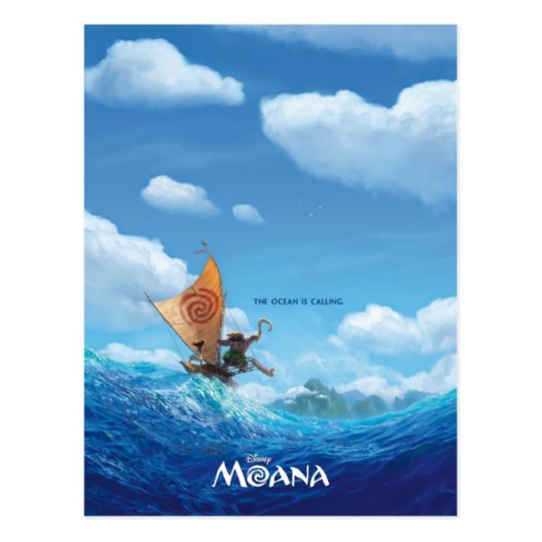 Moana | The Ocean Is Calling Postcard